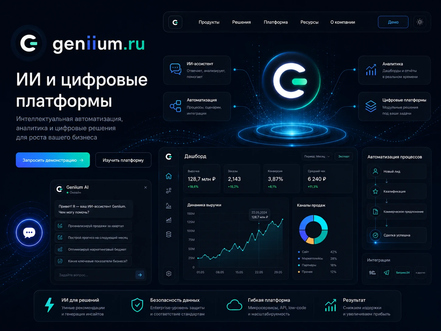 Geniium — ИИ и цифровые платформы